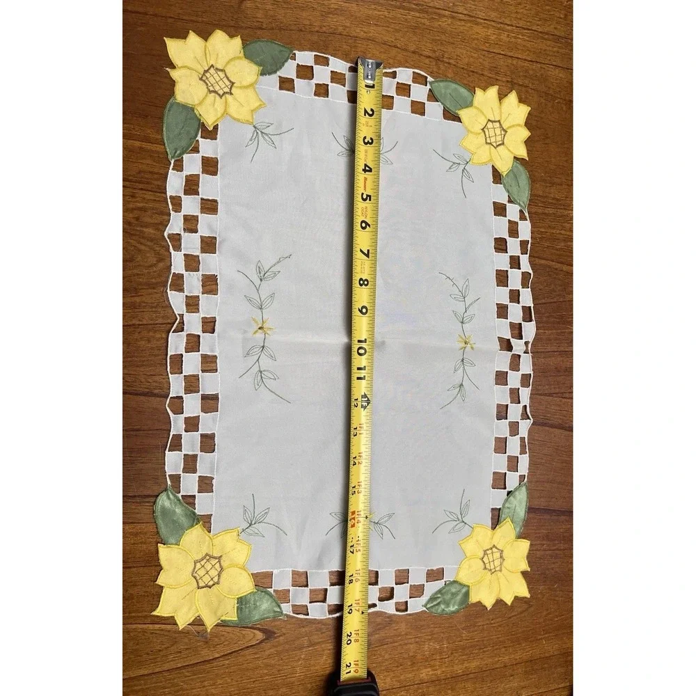 Set of 2 Vtg Sunflower 14